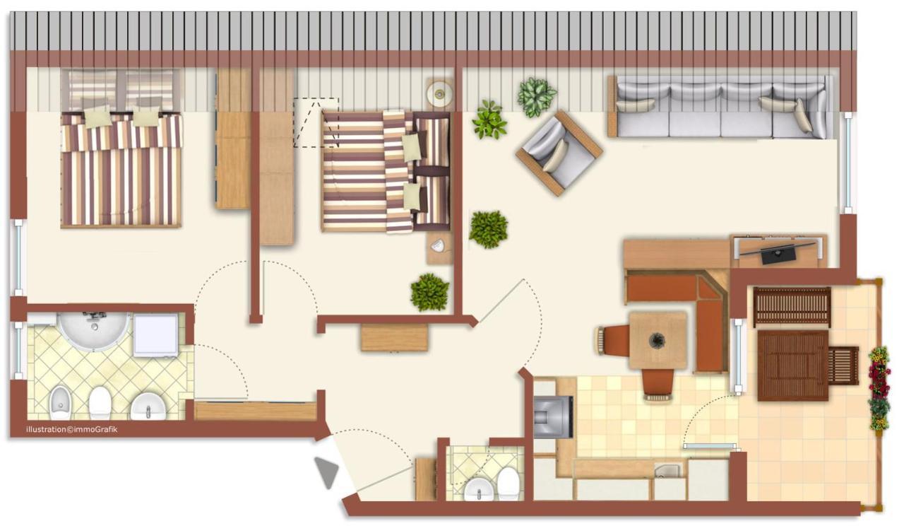 Schlernwohnung In Seis Am Schlern Exteriör bild
